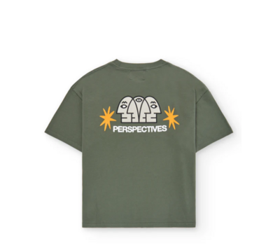 Camiseta Perspective verde militar